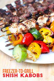 Freezer To Grill Shish Kabobs Recipe Kabob Recipes Shish Kabobs Grilled Shish Kabob