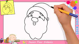 Apprendre à dessiner noël : Comment Dessiner Un Pere Noel Facilement Etape Par Etape Pour Enfants 1 Youtube