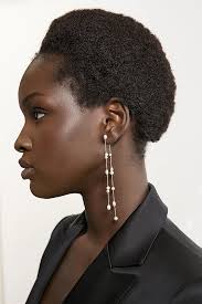 Freshwater Pearl Long Dangling Pearl Earrings TIA Long Pearl Drop Earrings  Noon On The Moon