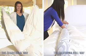 How to easily fold bed linens in the konmari method style. How To Put On A Duvet Cover Crane Canopy
