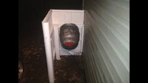 how to make a beer keg urinal you