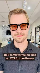 Model One Hundred by Masunaga with Bali to Watermelon tint paired with  Transitions XTRActive Brown. 💫, #eyewearblogger #hicksbrunsoneyewear  #glasses #optician