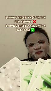 Sheet Mask Borong 10pcs hanya RM1.50 di TikTok Shop