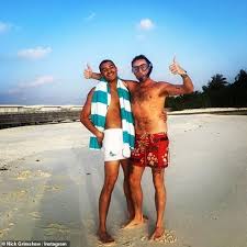 Meshach celebrated his 22nd birthday on the weekend of october 13/14 and posted a bathtub pic on instagram which is believed to have been taken by nick. Nick Grimshaw 34 Looks Loved Up With His Boyfriend Meshach Henry 22 For Lfw Event Daily Mail Online