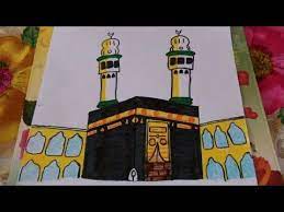 رسم الكعبه الشريفه خطوه بخطوه mecca drawing youtube drawings rubiks cube disney