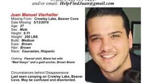 Volunteers needed, reward offered in search for missing man in Mono County 