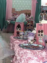 Table Set Up Lol Surprise Birthday Party Birthday Surprise Party Table Set Up Birthday Surprise