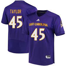 Men 45 Kenyon Taylor East Carolina Pirates College Football Jerseys Sale Purple Ecu Pirates Football Jerseys College Football