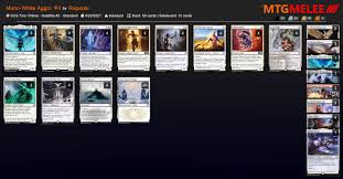 1 description 2 deck construction 2.1 set legality 2.1.1 modern horizons 2.1.2. Discussion Standard Mono White Aggro Sideboard Guide Spikes