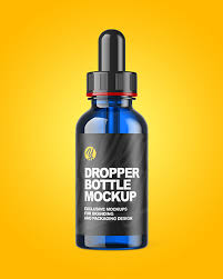 Download Blue Dropper Bottle Mockup In Bottle Mockups On Yellow Images Object Mockups