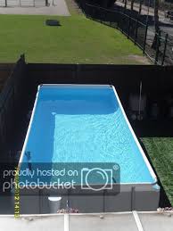 Through Wall Skimmer On Rectangular Intex Ultra Frame Update Trouble Free Pool Rectangular Pool Custom Pools Intex