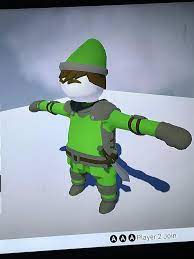 Made Link The Best That I Could In Human Fall Flat Visit Blazezelda Tumblr Com Human Fall Flat Fall Flats Flat Character