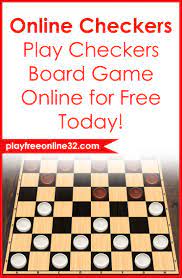 Checkers Play Checkers Game Online For Free Play Checkers Online Games Checkers Game