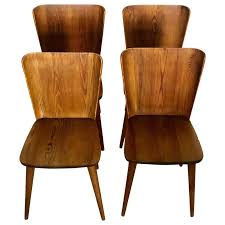 Set Of 4 Goran Malmvall Swedish Pine Chairs Svensk Fur Sweden 1940s In 2020 Pine Chairs Antique Chairs Chair