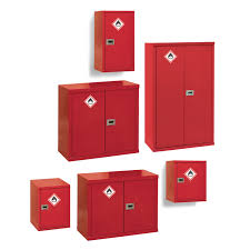 Additionally, all common access protection solutions, from retracting doors and hinged doors to vertical roller shutters, can be used. Wall Mounted Heavy Duty Chemical Hazardous Storage Cabinets Bedford Shelving Ltd