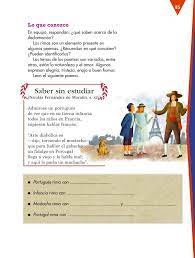 Español lección anterior página anterior. Espanol Cuarto Grado 2016 2017 Online Pagina 85 De 160 Libros De Texto Online