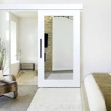 Check spelling or type a new query. Mirrored Handcrafted Sliding Barn Door With Mirror Insert Hardware Kit Traditional Interior Doors By Glass Door Us Houzz