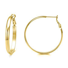 30/40/50/60mm chunky hoops (a pair), large gold hoop earrings, chunky hoops, silver hoop earrings, trendy hoops, large hoops, tube hoops thelittlestatementsh 5 out of 5 stars (1,879) sale price $14.88 $ 14.88 $ 24.80 original price $24.80 (40% off. Hoop Earrings 14k Thick Gold Hoops Large Chunky Circle Earring For Women Girl With Sterling Silver Post 40mm 50mm Pricepulse