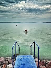 Swimming In Lake Balaton Hungary Beautiful Place In Central Europe For A Summer Vacation Balaton Hungary Travel Lake