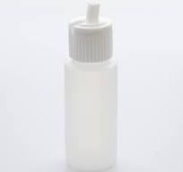 1 oz HDPE Plastic Bottle with Flip-Top Cap