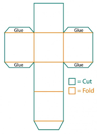 The back should be about 1/8 to 1/4 smaller than the front. Pin By Michelle Hunt On Cubes Box Template Printable Paper Box Template Gift Box Template