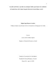 Leyendo me divierto y aprendo con estrategias lúdicas que integren los  estudiantes de escuela nueva del colegio integrado Monseñor Evaristo Blanco  sede H