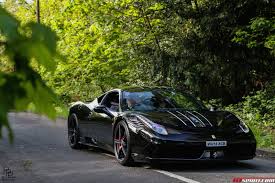 Pensare che veniva la pelle d'oca a leggere che sulla 458 speciale ogni cavallo muoveva 2,13 kg. Photo Of The Day Black Ferrari 458 Speciale Gtspirit