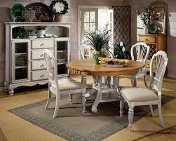Hillsdale Wilshire Antique White Round Dining Table Set With 4 Chairs 4508dtbrndc5 Hillsdale Furniture Round Dining Room Round Dining Table Sets Modern Dining Room