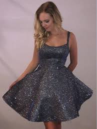 Shiny Spaghetti Straps Dark Grey Sparkly Homecoming Dresses With Pocket Short Dress H1006 Homecoming Dresses Sparkly Prom Dresses With Pockets Grey Homecoming Dress