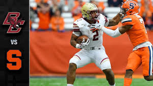 Get the latest news and information for the boston college eagles. Boston College Vs Syracuse Football Highlights 2019 Youtube