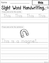 Sight Words Handwriting Primer In 2020 Sight Words Homeschool Programs