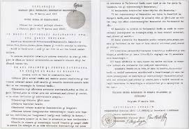 Pe 27 martie, sfatul țării a votat prin vot nominal deschis în favoarea unirii cu românia, declarația sfatului țării menționând că: Unirea Basarabiei Cu Romania Ambasada Romaniei In Republica ItalianÄ