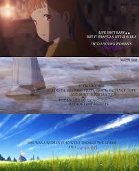 Sayonara No Asa Ni Yakusoku No Hana Wo Kazarou Full Movie This Quote Is Dedicated To Women Who Are Strong Who Have Led Responsible Lives Without A Man S Ca Flower Quotes Promise Quotes Quotes About Flowers Blooming