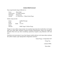 Surat pernyataan juga bisa digunakan untuk menimbulkan efek jera bagi seseorang yang melanggar aturan di suatu tempat. 99 Macam Contoh Surat Pernyataan Berbagai Keperluan Yang Baik Dan Benar Lengkap