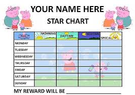 Childrens Behaviour Chart Reward Star Chart Includes