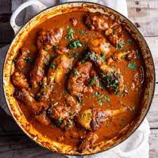 Rich in spices, chickpeas and potato. Easy Weeknight Chicken Curry With Cucumber Yoghurt Simply Delicious