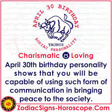 April 30 Zodiac Complete Birthday Personality And Horoscope In 2020 Birthday Personality Birthday Horoscope Horoscope