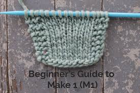 How to work m1r and m1l on ws of stockinette fabric. Make 1 Knitting Increase M1 M1l And M1r Tutorial