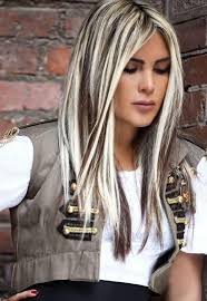 Ready to rock white blonde hairstyles in 2020? Dark Brown Hair With White Blonde Streaks Hair Styles Blonde Highlights Platinum Blonde Hair