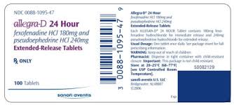 Maybe you would like to learn more about one of these? Allegra D 24 Hour Fda Prescribing Information Side Effects And Uses
