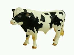 Black And White Bull Schleich Black And White Holstein Male Bull Cow Farm Barnyard Animal Toy Figure Plush Stuffed Animals Barnyard Animals Bull Cow