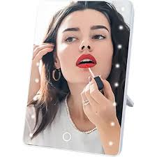 Pursonic Smart Mirror Touchscreen Makeup Vanity In White