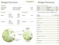 Download Excel Chart Templates Family Budget