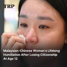 Yap Jia Qi, a 29-year-old Chinese-Malaysian woman, was born a Malaysian  citizen in 1996 but lost her citizenship at the age of 12 due to an  unexpected administrative issue. Since then, she