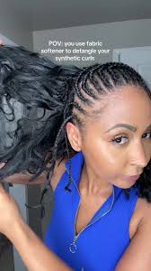 How to Soften Synthetic Braided Hairtext=how It Helped Just Separate Your  Curls Out of Your Braids Start Withscalp or The Braids Itself