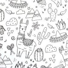 Coloriage Lama Cactus Recherche Google Cute Coloring Pages Bullet Journal Themes Coloring Books