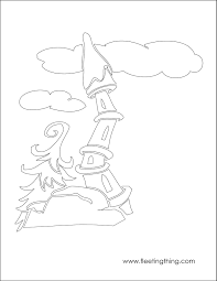Whoville Grinch Coloring Pages Whoville Christmas Holiday Crafts Christmas