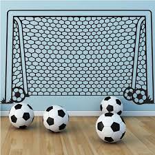 Houston artist painting massive mural to show support for city's bid to host the 2026 fifa world cup. Carved Goal Net Ball Sports Soccer Football Wall Sticker Art Decal Vinyl Home Decor Stickers Meta Decals Es 35 Football Wall Football Wall Stickershome Decor Stickers Aliexpress