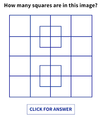 How Many Squares Fun Brain Brain Teasers Math Tricks