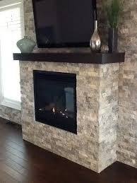 Arctic white natural stone wall cladding, split face, stepped cut. Fireplace Stone Home Fireplace Fireplace Fireplace Remodel